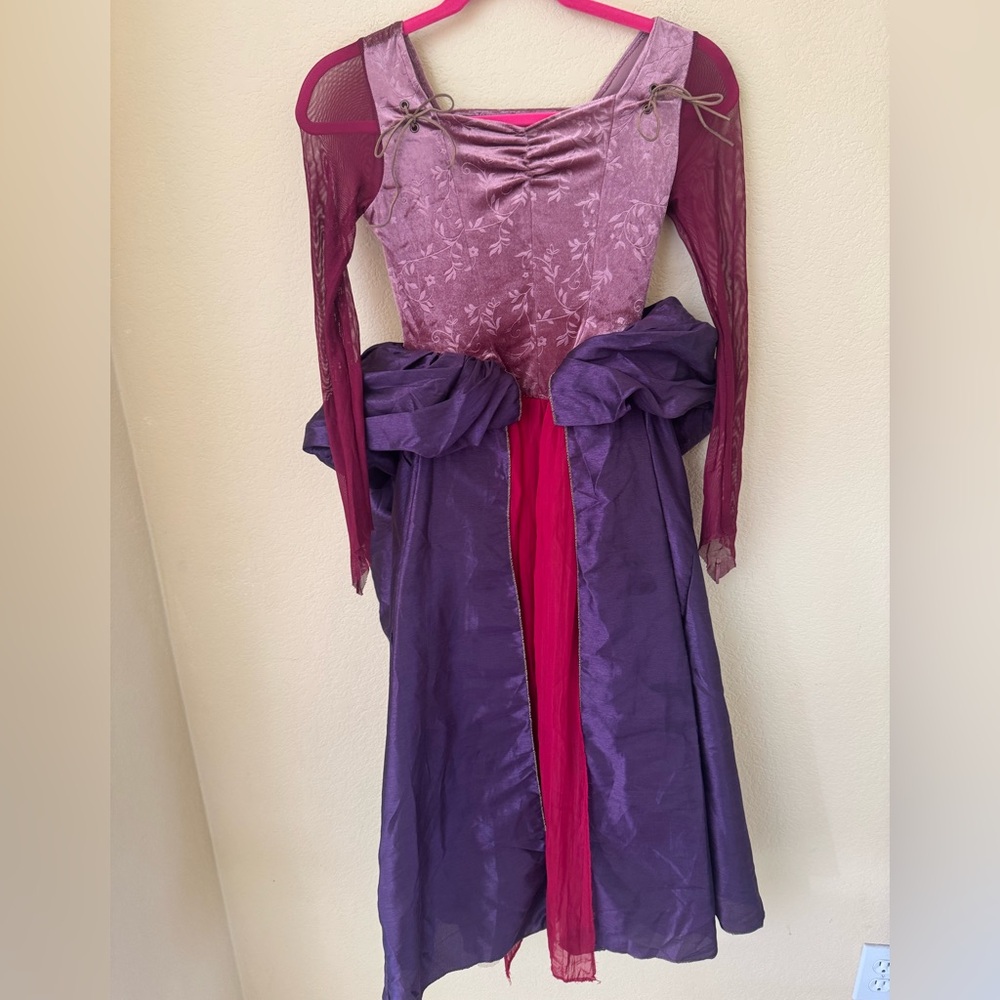 Disney Hocus Pocus Sarah Sanderson Dress Costume Children's Size Medium 8/10 - Picture 2 of 6